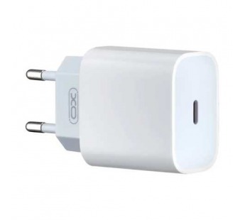 Сетевое зарядное устройство XO L129 USB-C (20W), цвет белый#1974378