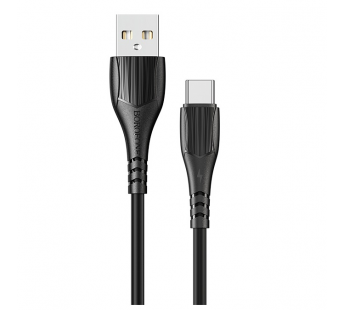 Кабель USB - Type-C Borofone BX37 Wieldy (повр. уп) 100см 3A  (black) (228483)#1974269