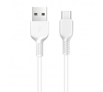 Кабель USB - Type-C Hoco X13 Easy (повр. уп) 100см 2,4A  (white) (228478)#1974297