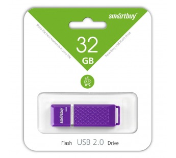 Флеш-накопитель USB 32GB Smart Buy Quartz фиолетовый#711142