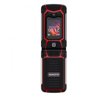 Мобильный телефон MAXVI E10 Red раскладушка (2,8"/1,3МП/2000mAh)#1985041