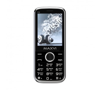 Мобильный телефон Maxvi P30 Black (2,8"/0,3МП/1800mAh)#1975624