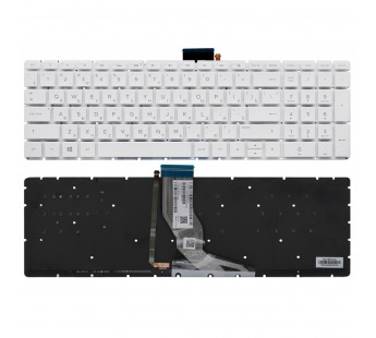 Клавиатура HP Envy x360 15-bp белая с подсветкой#2073217