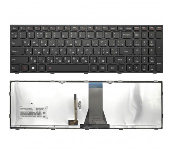 Клавиатура LENOVO IdeaPad 300-17ISK (RU) черная с подсветкой#2006176