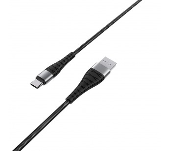 Кабель USB - Type-C Borofone BX32 Munificent (повр. уп) 100см 3A  (black) (228547)#2008776
