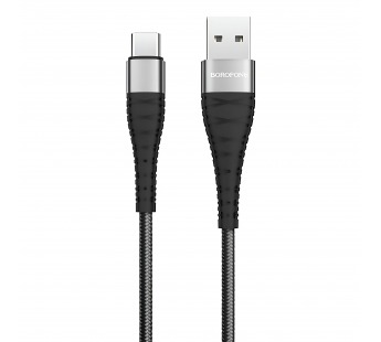 Кабель USB - Type-C Borofone BX32 Munificent (повр. уп) 100см 3A  (black) (228547)#2008775