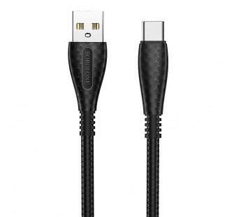 Кабель USB - Type-C Borofone BX38 Cool (повр. уп) 100см 3A  (black) (228550)#1976049