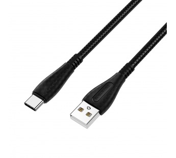 Кабель USB - Type-C Borofone BX38 Cool (повр. уп) 100см 3A  (black) (228550)#1976050