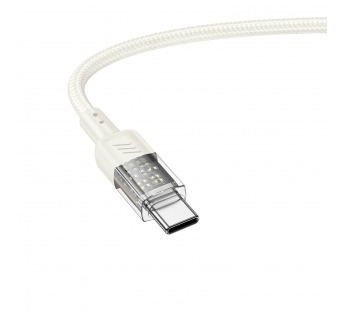 Кабель USB - Type-C Hoco U129 Spirit 120см 3A  (beige) (225346)#1976584