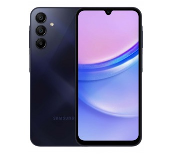 Смартфон Samsung A155 Galaxy A15 4Gb/128Gb Blue Black (6,5"/50МП/4G/5000mAh)#1976446