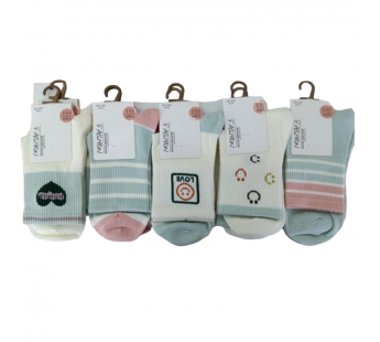 Носки ESS 539-3 женские хлопок 36-40 Цветное, шт#1979248