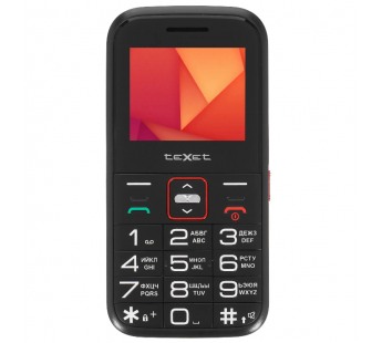 Мобильный телефон Texet TM-B418 красный (2,2"/камера/1400mAh)#1977303