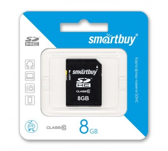 Карта памяти SDHC 8GB Smart Buy Class 10#2093724
