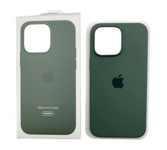 Чехол iPhone 14 Pro Silicone Case MagSafe OR с Анимацией Olive#1978494