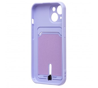 Чехол-накладка - SC304 с картхолдером для "Apple iPhone 15" (light violet) (228127)#2101323