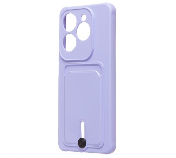 Чехол-накладка - SC304 с картхолдером для "Infinix Hot 40" (light violet) (226977)#2101339
