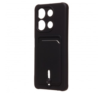 Чехол-накладка - SC304 с картхолдером для "Infinix Note 30 4G" (black) (228185)#2101337