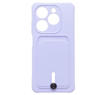 Чехол-накладка - SC304 с картхолдером для "Infinix Smart 8" (light violet) (225763)#1989589