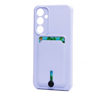 Чехол-накладка - SC304 с картхолдером для "Samsung Galaxy A35" (light violet) (228316)#2104967