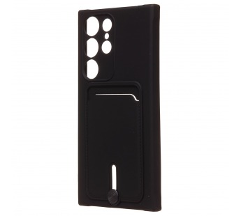 Чехол-накладка - SC304 с картхолдером для "Samsung Galaxy S23 Ultra" (black) (228149)#2101367
