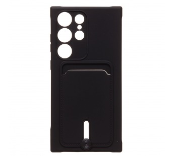 Чехол-накладка - SC304 с картхолдером для "Samsung Galaxy S23 Ultra" (black) (228149)#2101368