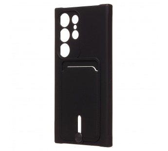 Чехол-накладка - SC304 с картхолдером для "Samsung Galaxy S24 Ultra" (black) (228145)#2101351