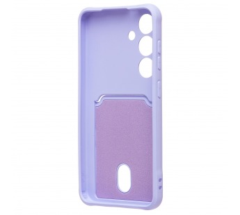Чехол-накладка - SC304 с картхолдером для "Samsung Galaxy S24" (light violet) (228139)#2101395