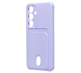 Чехол-накладка - SC304 с картхолдером для "Samsung Galaxy S24" (light violet) (228139)#2101396