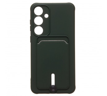 Чехол-накладка - SC304 с картхолдером для "Samsung Galaxy S24+" (dark green) (228144)#1988183