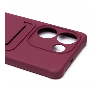 Чехол-накладка - SC304 с картхолдером для "TECNO Camon 20" (bordo) (228174)#2103638