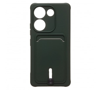 Чехол-накладка - SC304 с картхолдером для "TECNO Camon 20" (dark green) (228176)#2103632