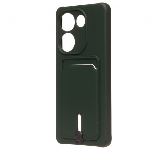 Чехол-накладка - SC304 с картхолдером для "TECNO Camon 20" (dark green) (228176)#2103633