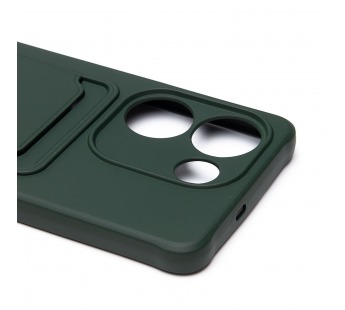 Чехол-накладка - SC304 с картхолдером для "TECNO Camon 20" (dark green) (228176)#2103634