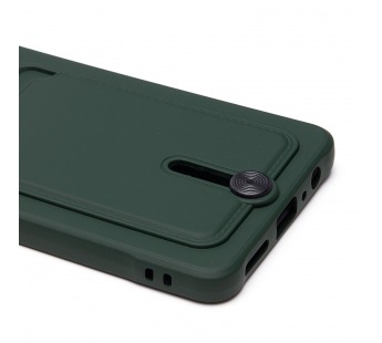 Чехол-накладка - SC304 с картхолдером для "TECNO Camon 20" (dark green) (228176)#2103635