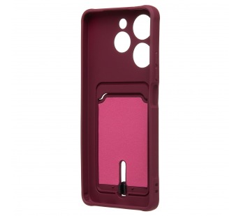Чехол-накладка - SC304 с картхолдером для "TECNO Spark 10 Pro" (bordo) (228166)#2101369