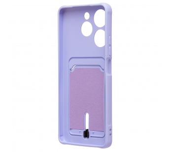 Чехол-накладка - SC304 с картхолдером для "TECNO Spark 10 Pro" (light violet) (228167)#2101421