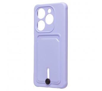 Чехол-накладка - SC304 с картхолдером для "TECNO Spark 20/Spark 20C" (light violet) (227463)#2101408