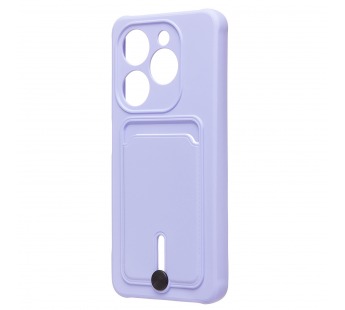 Чехол-накладка - SC304 с картхолдером для "TECNO Spark 20C" (light violet) (227479)#2101402