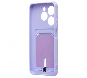 Чехол-накладка - SC304 с картхолдером для "TECNO Spark Go 2024" (light violet) (226222)#2101433