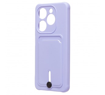 Чехол-накладка - SC304 с картхолдером для "TECNO Spark Go 2024" (light violet) (226222)#2101434