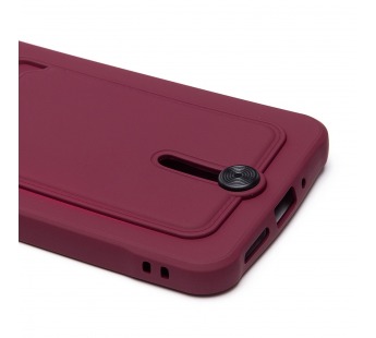 Чехол-накладка - SC304 с картхолдером для "Xiaomi Poco C65" (bordo) (225745)#2103626