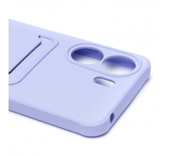 Чехол-накладка - SC304 с картхолдером для "Xiaomi Poco C65" (light violet) (225746)#2103531
