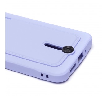 Чехол-накладка - SC304 с картхолдером для "Xiaomi Poco C65" (light violet) (225746)#2103532