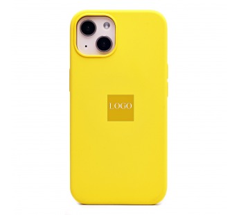 Чехол-накладка Silicone Case SafeMag с анимацией для "Apple iPhone 13" (lemon zest) (227990)#1983742