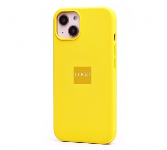 Чехол-накладка Silicone Case SafeMag с анимацией для "Apple iPhone 13" (lemon zest) (227990)#1999334