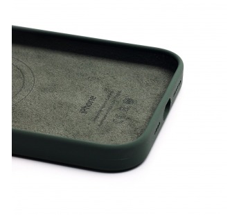 Чехол-накладка Silicone Case SafeMag с анимацией для "Apple iPhone 14 Pro Max" (olive) (228000)#2120346