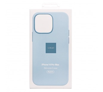 Чехол-накладка Silicone Case SafeMag с анимацией для "Apple iPhone 14 Pro Max" (sky) (227999)#2073651