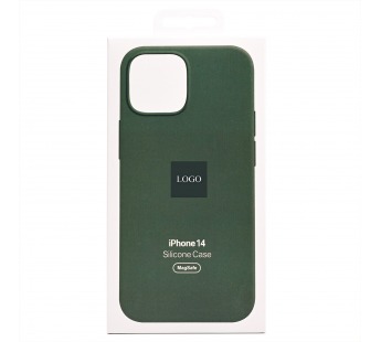 Чехол-накладка ORG Silicone Case SafeMag с анимацией для "Apple iPhone 14" (olive) (227994)#2073669