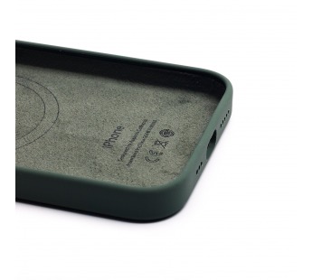 Чехол-накладка ORG Silicone Case SafeMag с анимацией для "Apple iPhone 14" (olive) (227994)#2073670