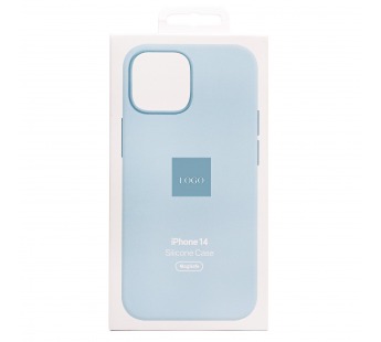 Чехол-накладка ORG Silicone Case SafeMag с анимацией для "Apple iPhone 14" (sky) (227993)#2073666